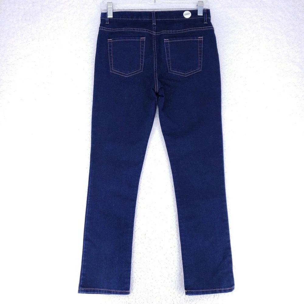 The Children's Place Jeans Girls Size 14 Dark Blue Stretch Super Skinny Denim